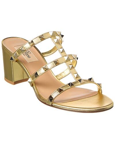 Valentino Rockstud Caged 60 Leather Sandal - image 1