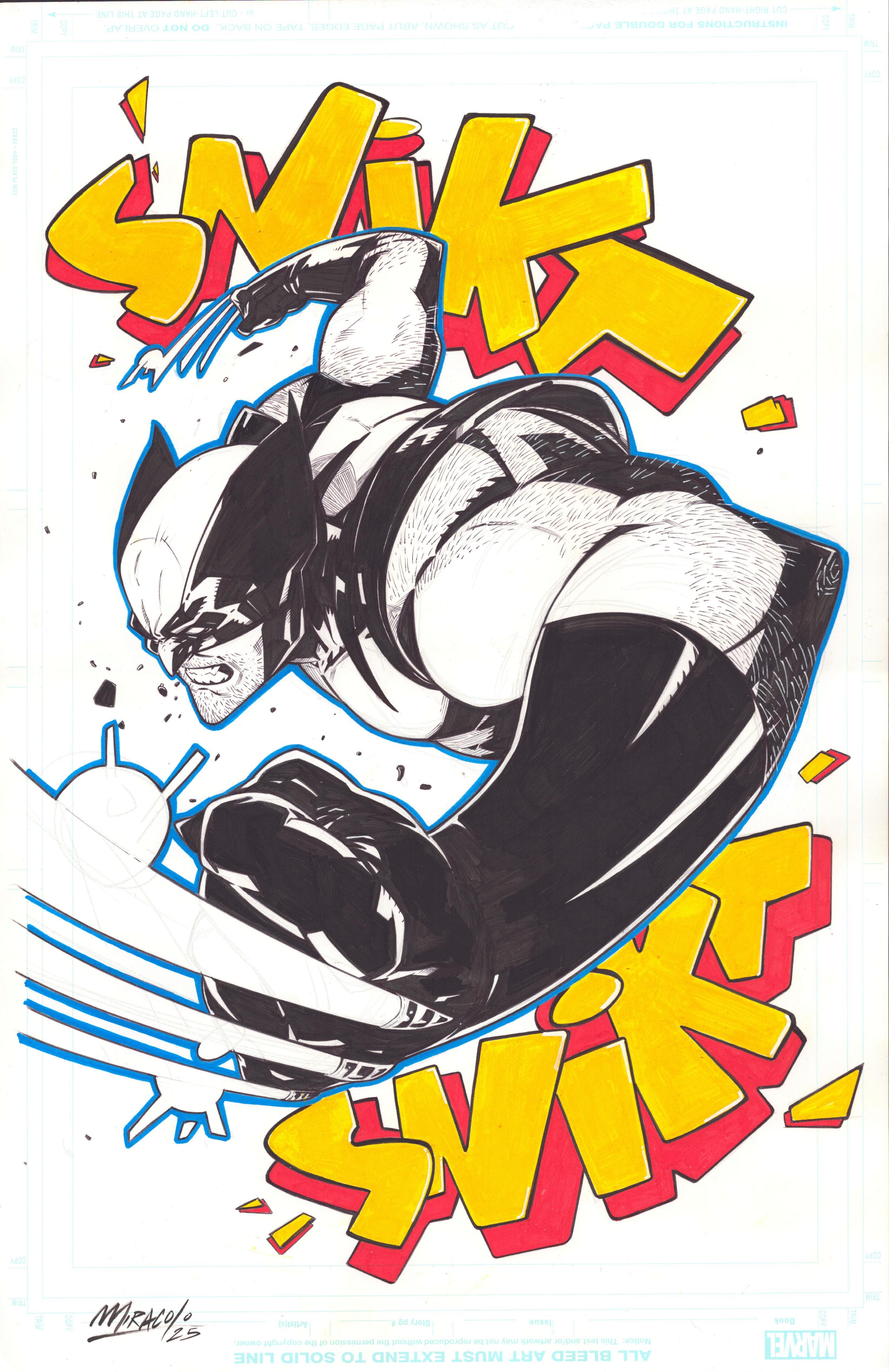 Wolverine Snikt by Alessandro Miracolo - 11 x 17 - image 1
