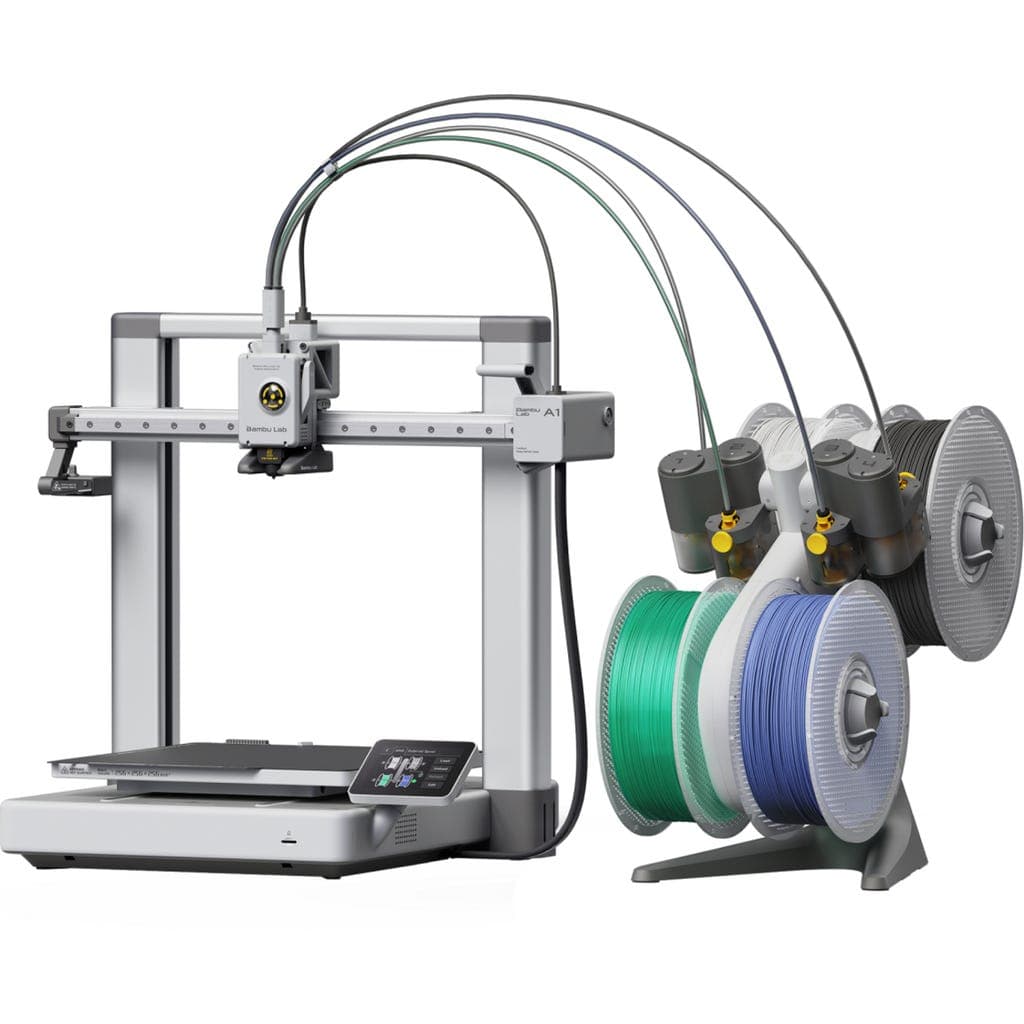 Bambu Lab A1 Combo 3D Printer with AMS lite Material System - image 1