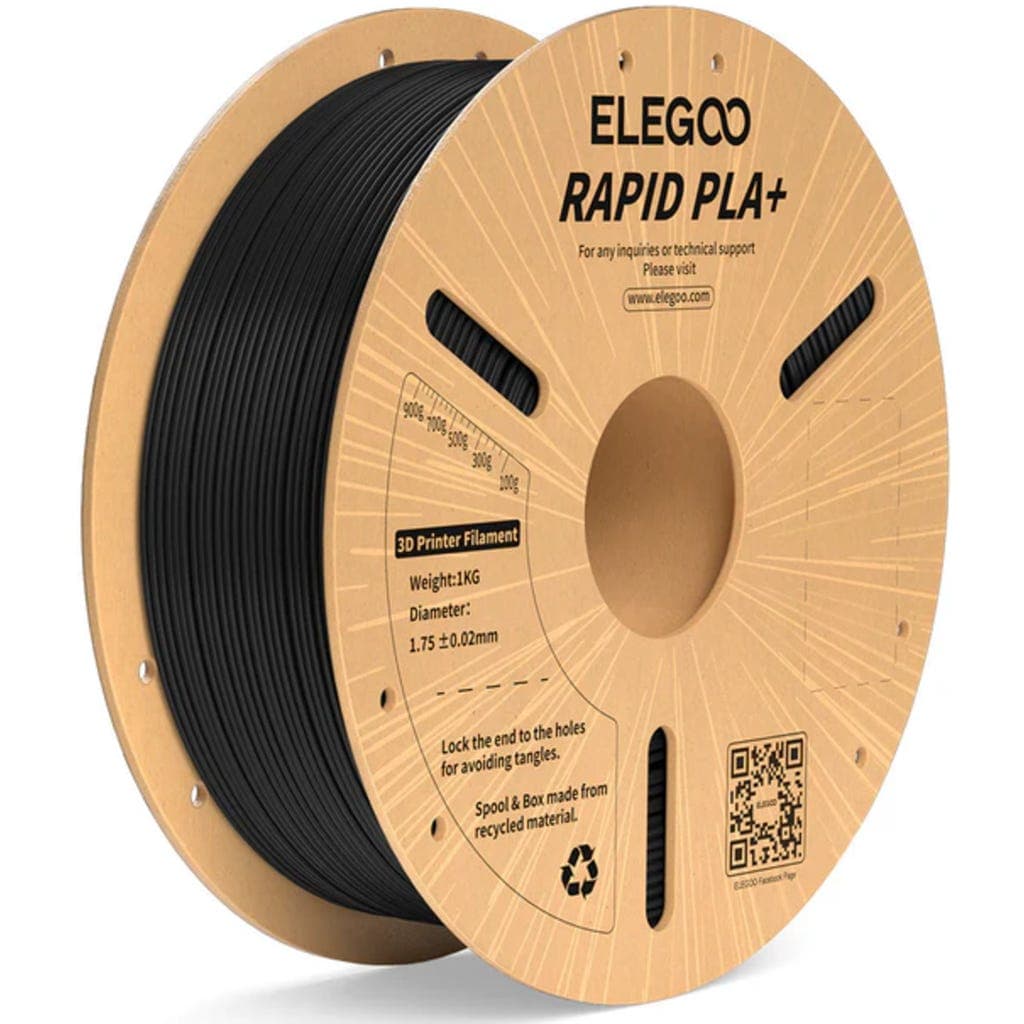 Elegoo Rapid PLA+ Black 1.75mm 1kg - image 1