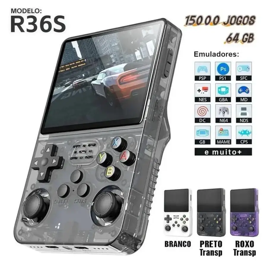 Console Portable Retraction R36S with 15,000 Classic Games - image 1