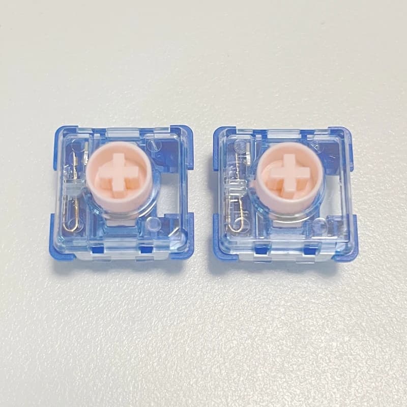 Kailh Silent Mechanical Keyboard Switch, Low Profile, Deep Sea Islet, MINI Linear Pink, Compatible with 1353Hitbox MG68 Xiaoshun A75 - image 1