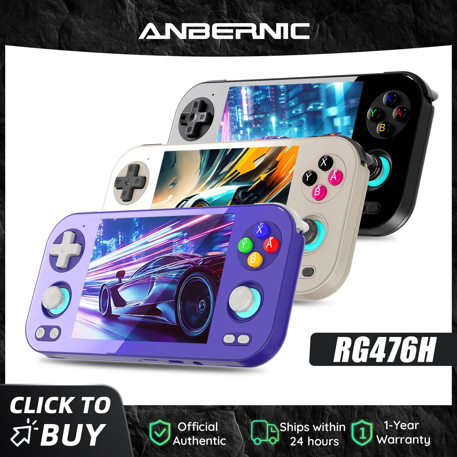 ANBERNIC RG 476H Retro Game Console - image 1