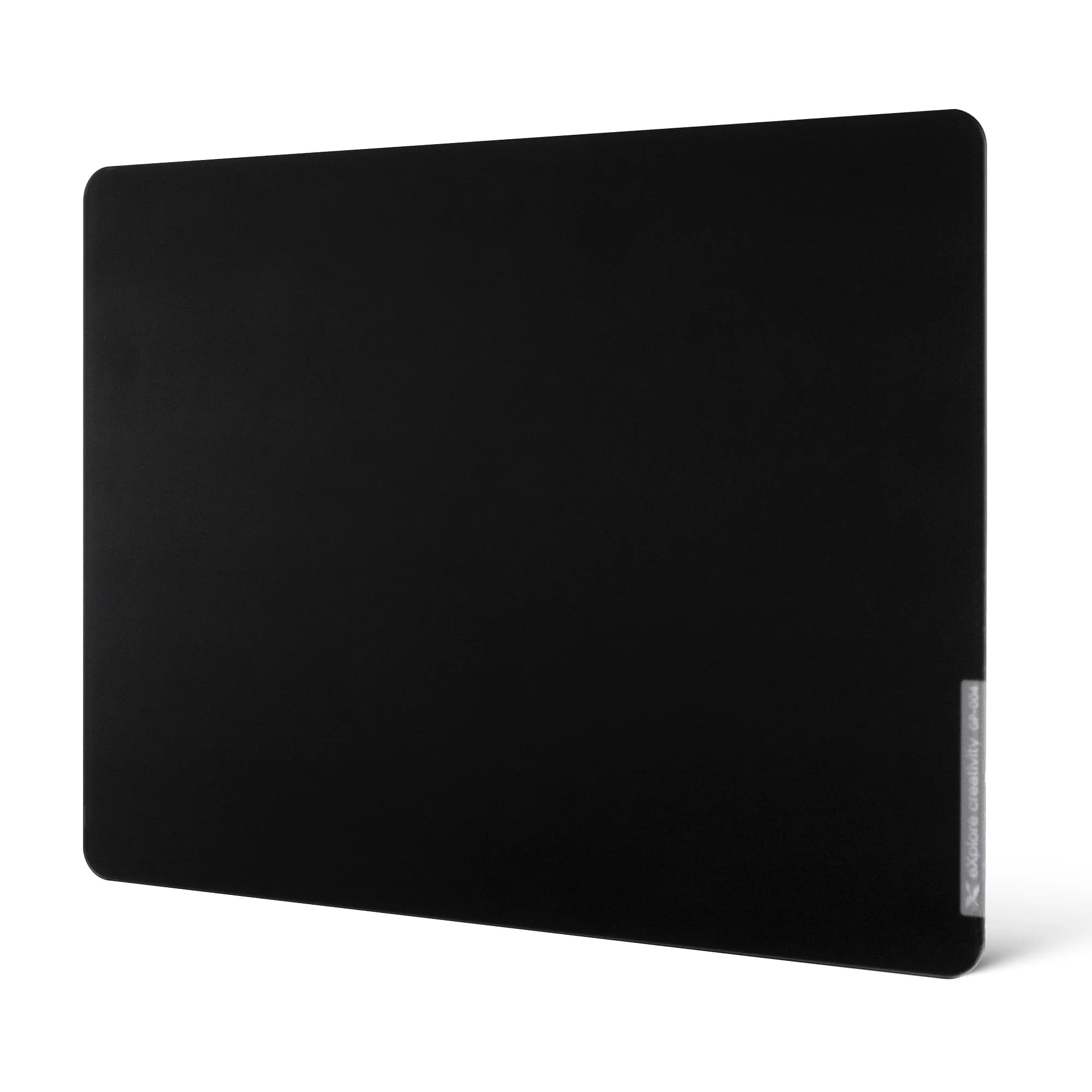 XVX Premium Tempered Glass Mousepad with Micro-etched Surface and Anti-slip Rubber Base - Black - image 1