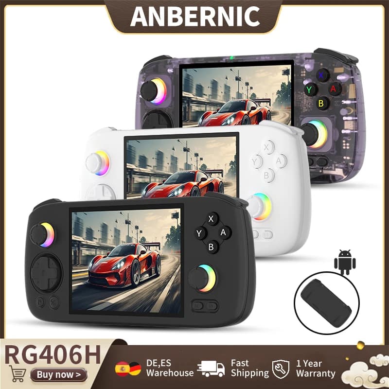 ANBERNIC RG406H Retro Handheld Games Console Unisoc T820 - image 1