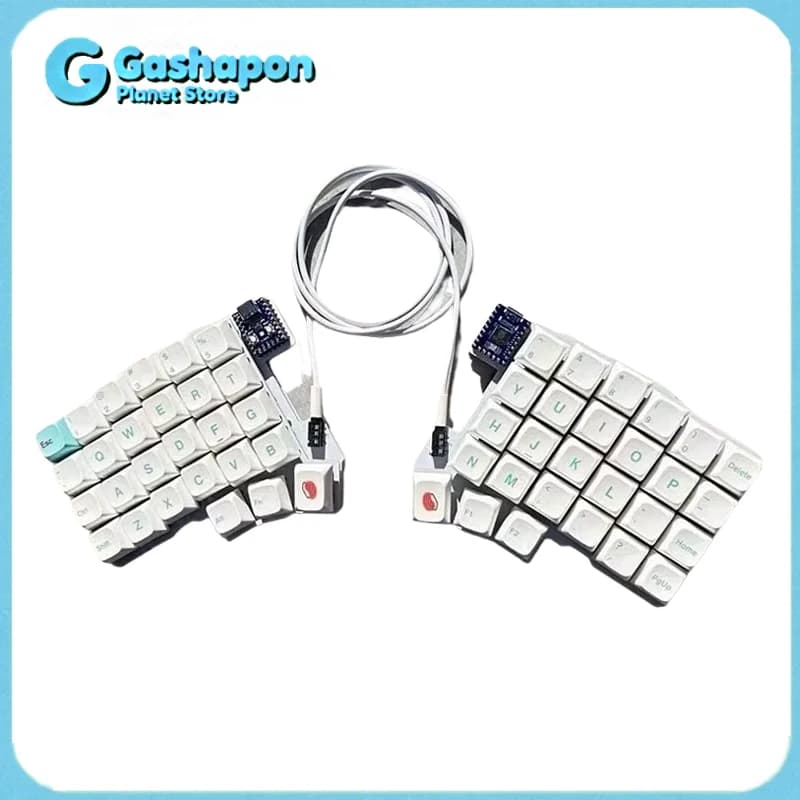 Silakka54 Ergonomic Split Mechanical Keyboard Hot Swappable QMK VIAL Programmable RP2040 Zero for PC Gaming Custom Keyboard - image 1
