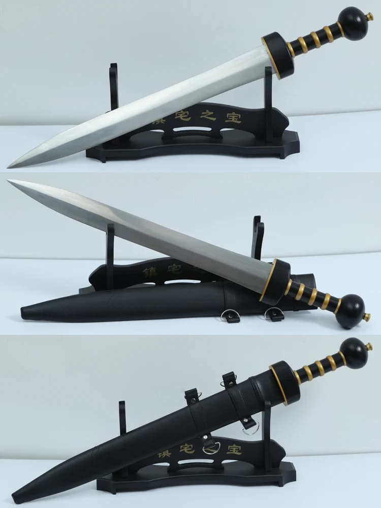 Roman Gladius Sword 1060 High Carbon Steel Blade - Full Size Historical Replica Cosplay Gladiator Weapon - image 1