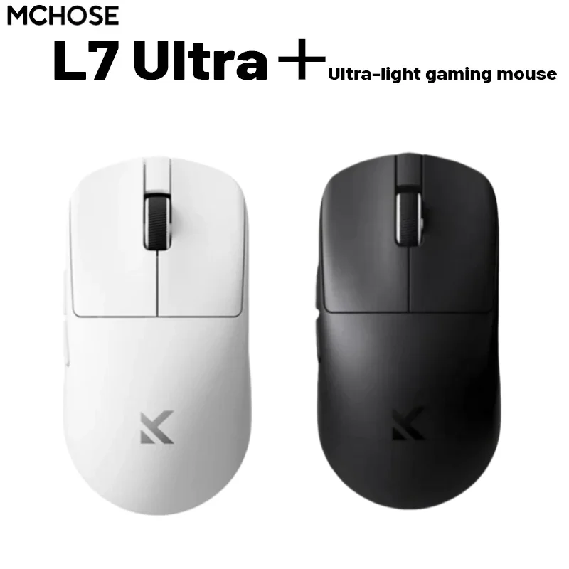 MCHOSE L7 Ultra+ Medium Large Hand Mouse Wireless Three Mode Lightweight Office Dual-Drive Computer Mouse - image 1