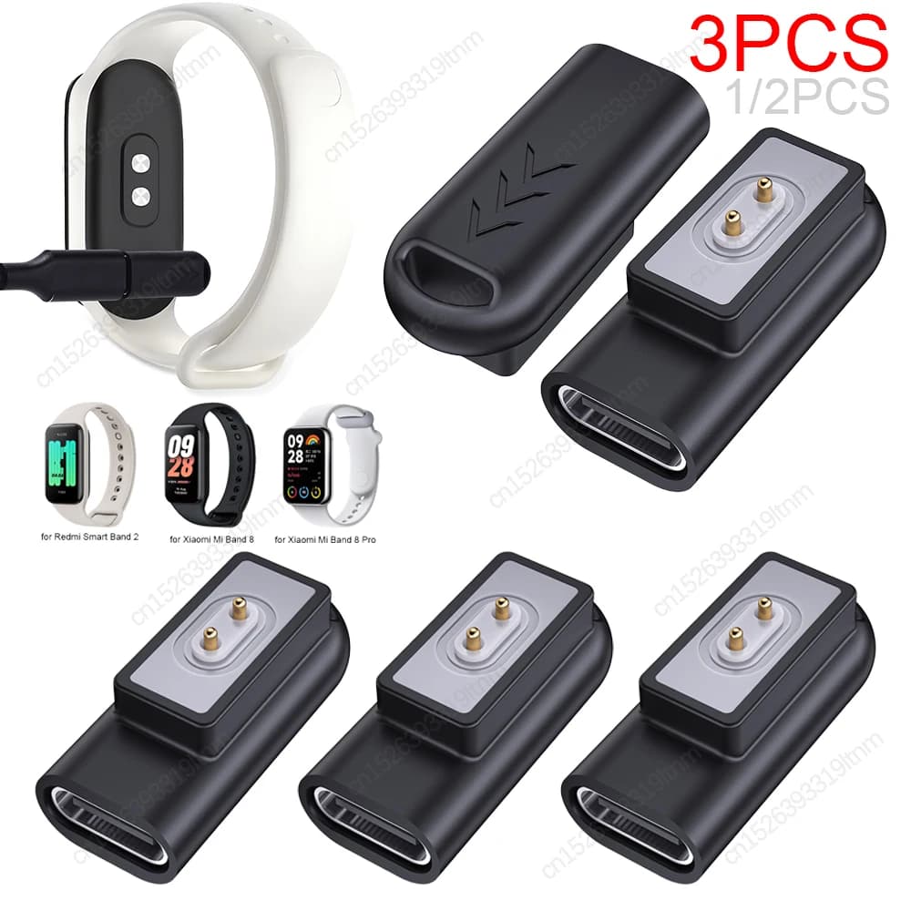 Magnetic Charger Adapter for Xiaomi Mi Band 8 Active / 8 Pro USB C Watch Charger Connector for Redmi Watch 4/3/3 Active/3 Lite - image 1