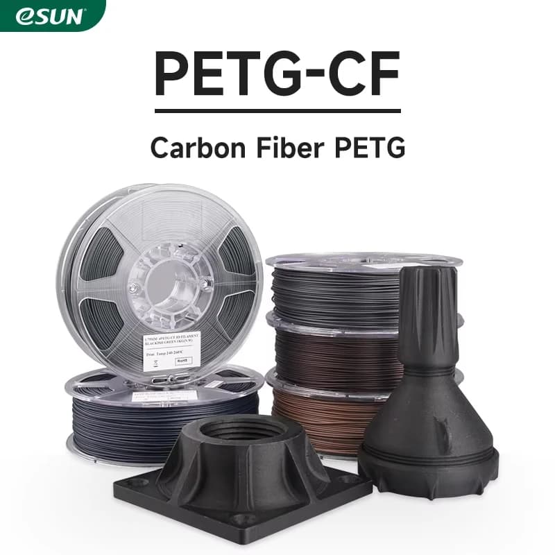 eSUN Carbon Fiber PETG 3D Printer Filament 1.75mm 1kg - image 1