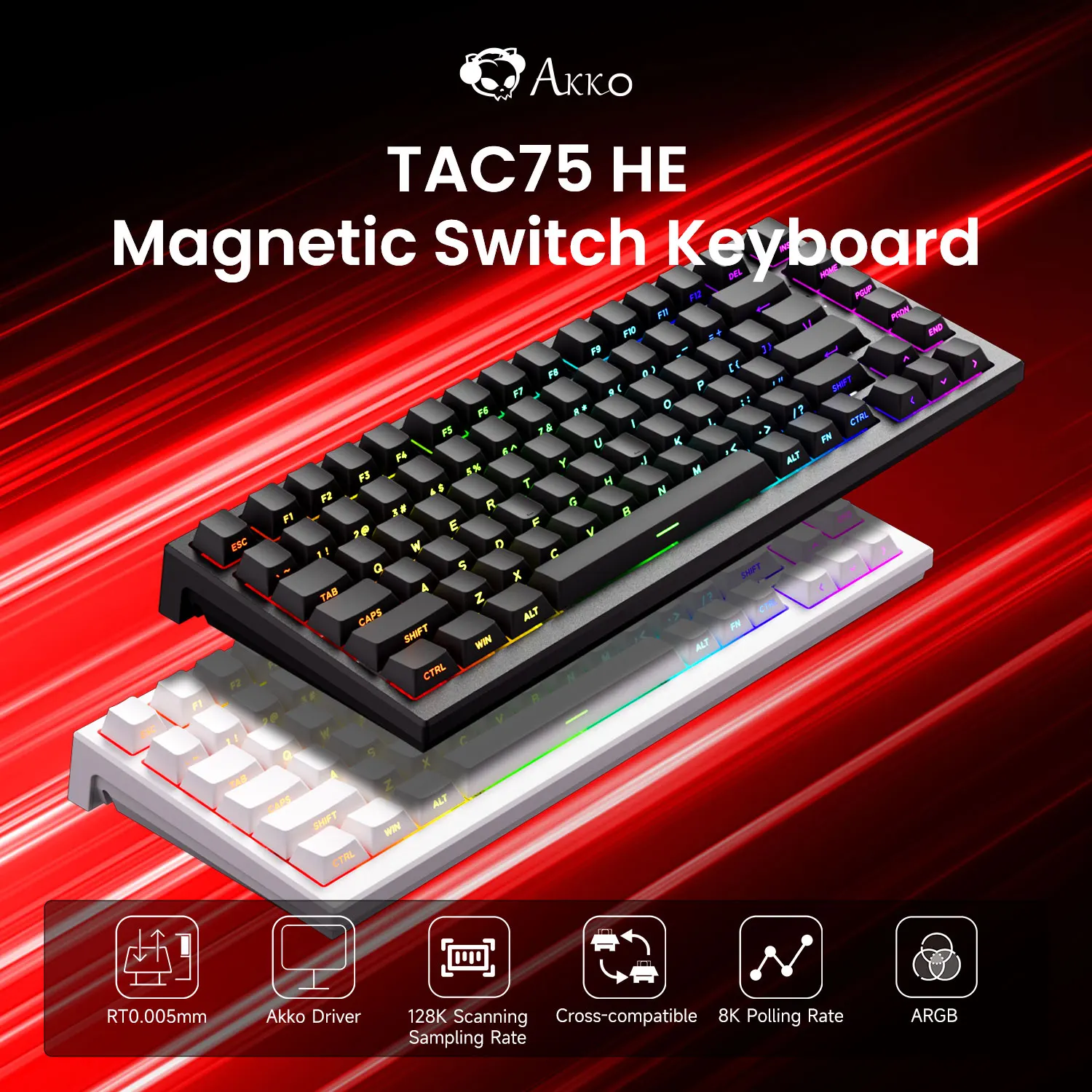 AKKO TAC75 HE Magnetic Switch 75% Gaming Keyboard - image 1