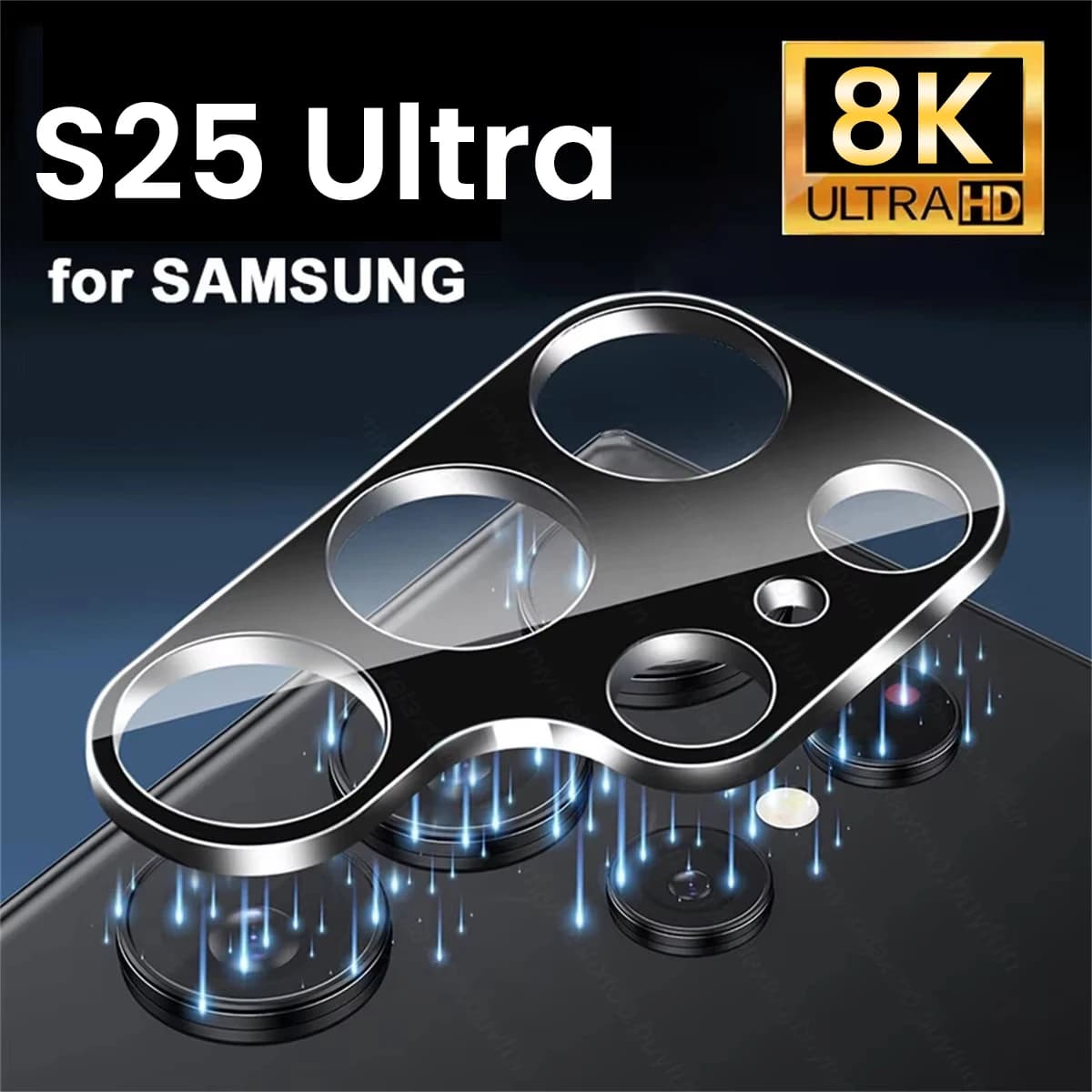 3D Curved Rear Camera Protector Tempered Glass Case Friendly for Samsung S25/S26 Ultra and Plus Models - image 1
