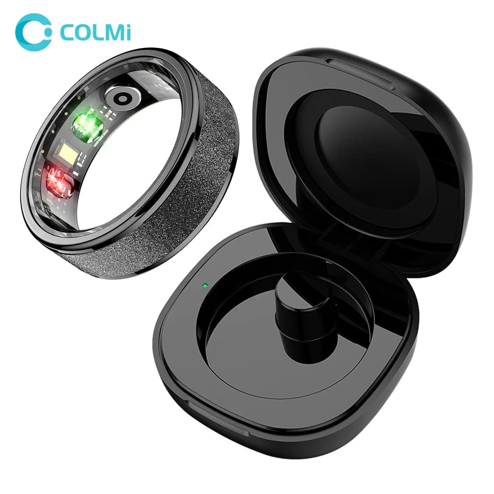 2024 COLMI R10 Smart Ring for Men and Women with Charging Case, Health and Sleep Monitor, 5ATM Waterproof - image 1