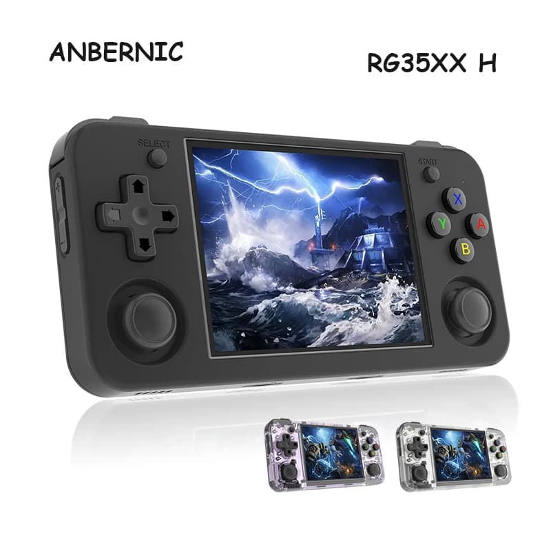 ANBERNIC RG35XX H Handheld Game Console 3.5-inch IPS Screen Linux H700 Retro Video Games Player 3300mAh 64G 5528 Classic Games - image 1