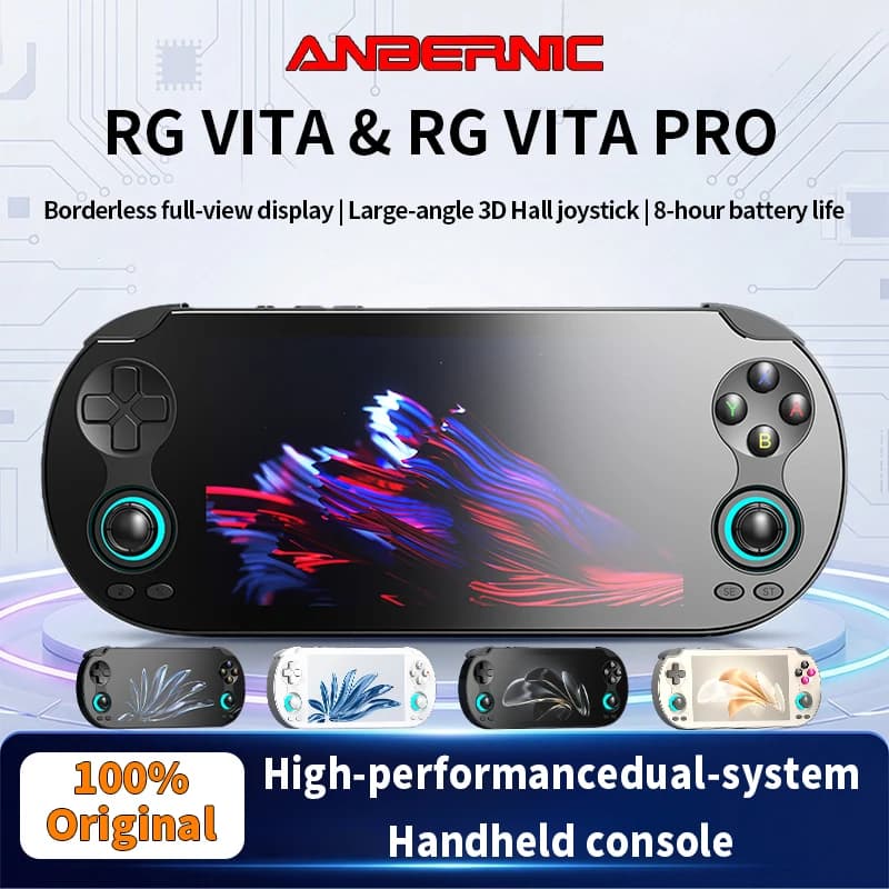 ANBERNIC RG VITA / RGVITA Pro Handheld Game Console IPS Touchscreen 5000mAh Video Gaming Player - image 1