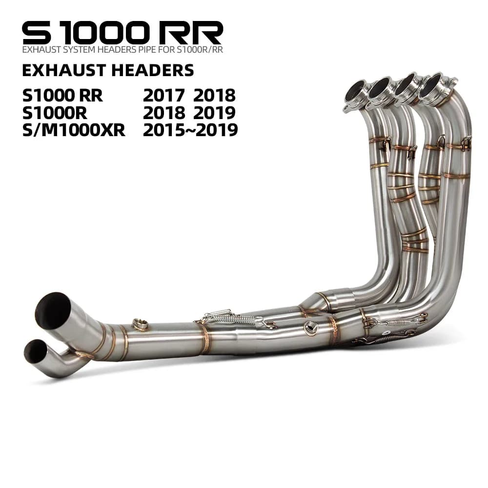 S1000RR Exhaust Headers Tube For BMW S1000 RR 2017-2018 S1000R 2018-2019 S1000XR M1000XR 2015-2019 Motorcycle Escape Manifold - image 1