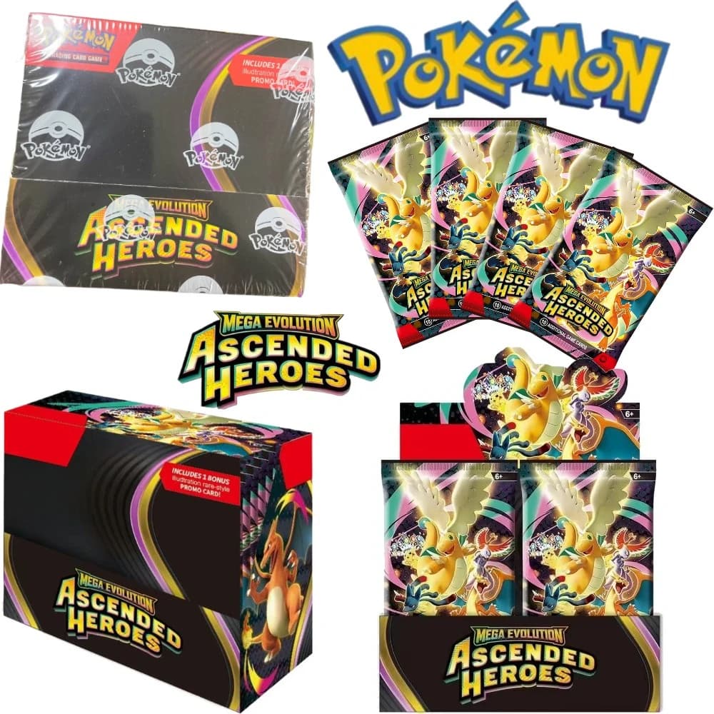 Pokemon TCG Mega Evolution Booster Box English Version 36 Packs Ascended Heroes Phantasmal Flames - image 1