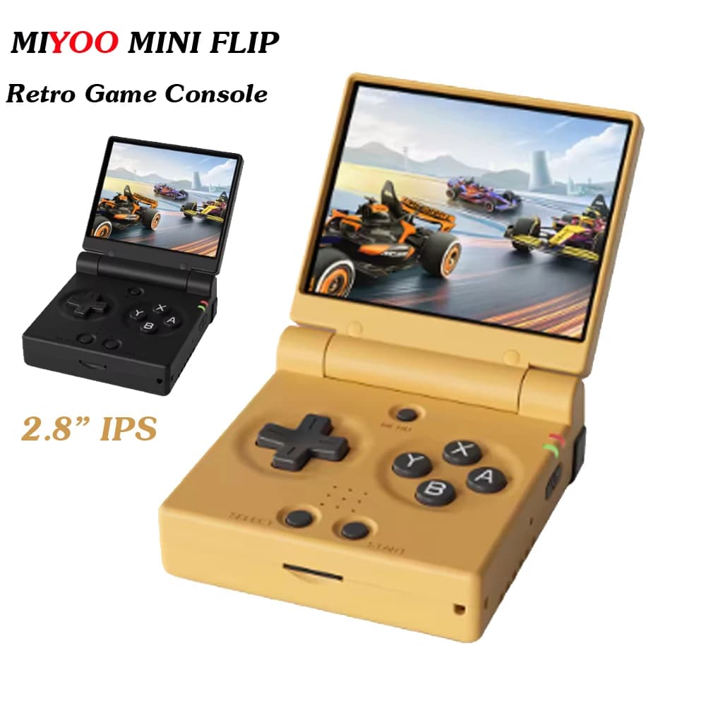 MIYOO Mini Flip Retro Handheld Game Console - 2.8'' IPS Screen - image 1