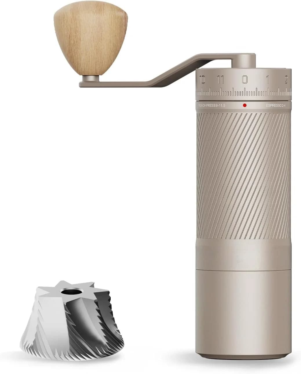Phantox Pro Manual Coffee Grinder with 45mm Stainless Steel Burr - image 1