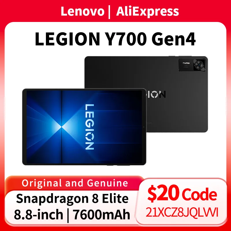 Lenovo Legion Y700 4th Gen Gaming Tablet 16GB RAM 1TB Ice White - image 1