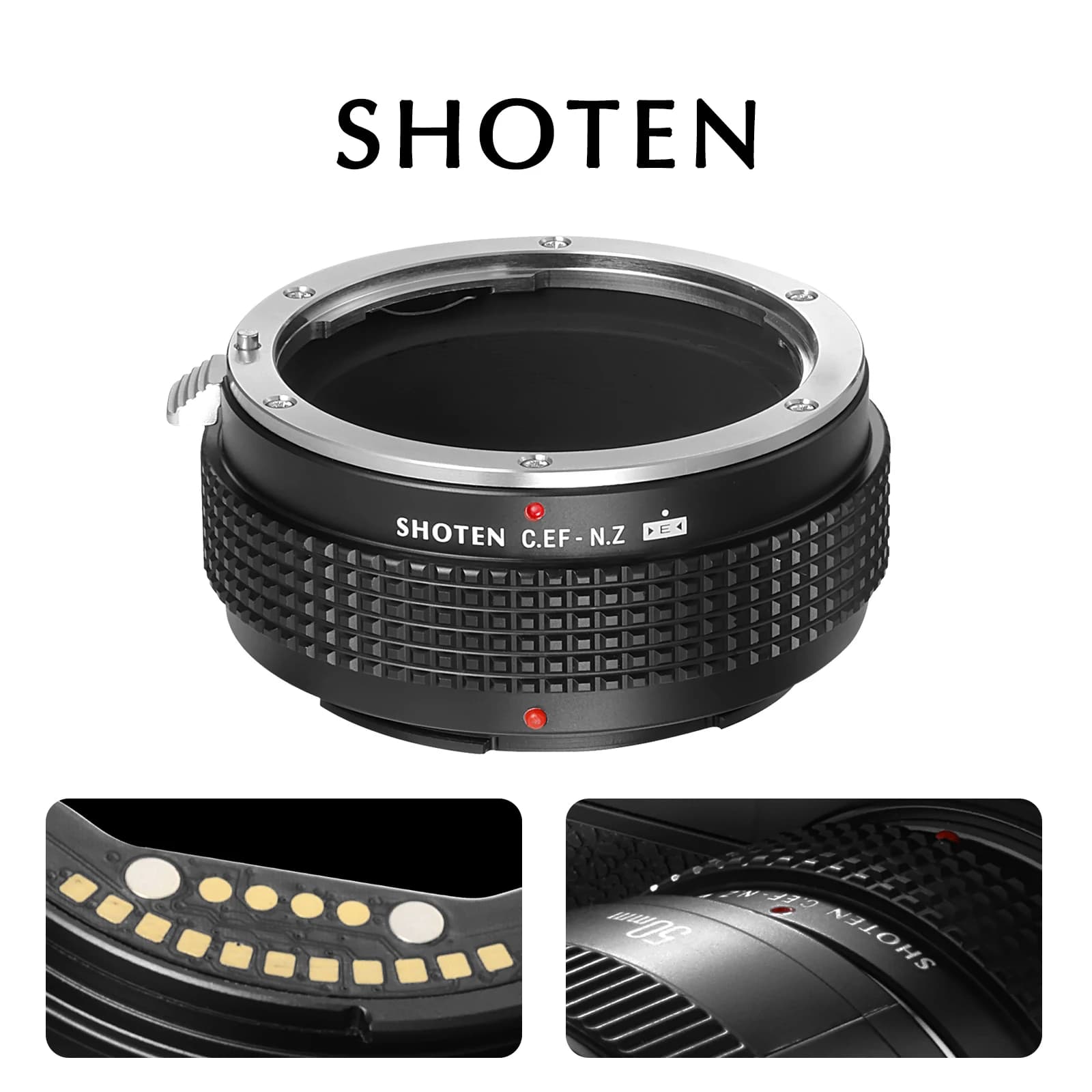 SHOTEN Electronic Focus Confirm Lens Adapter for Canon EF EFS Nikon F CY M42 Lens to Nikon Z Zf Zfc Z5 Z6 Z7 Z6II Z7II Z8 Z9 Z3 - AliExpress - image 1