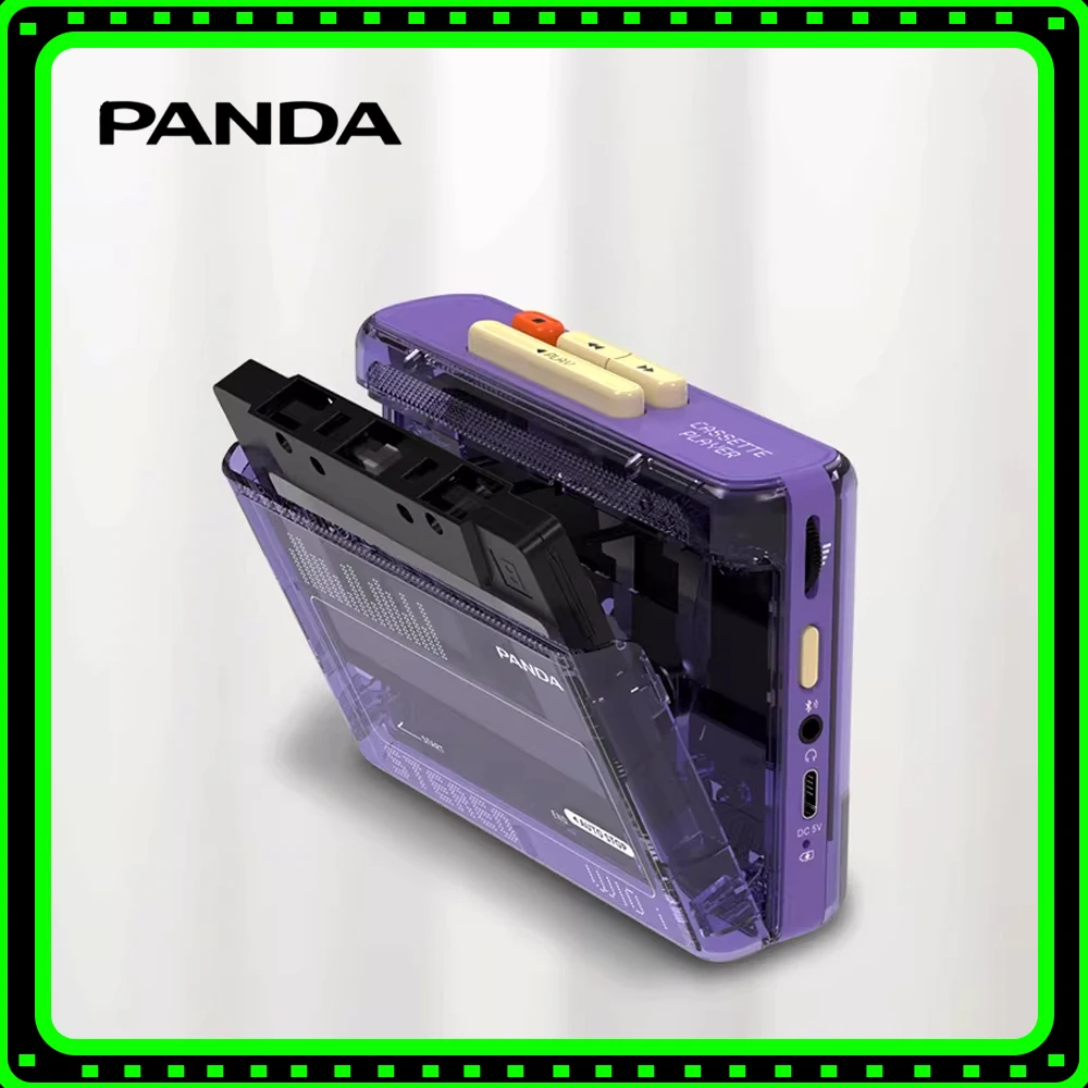 PANDA W10i Portable Cassette Player Retro HIFI Dual Channel Stereo - image 1