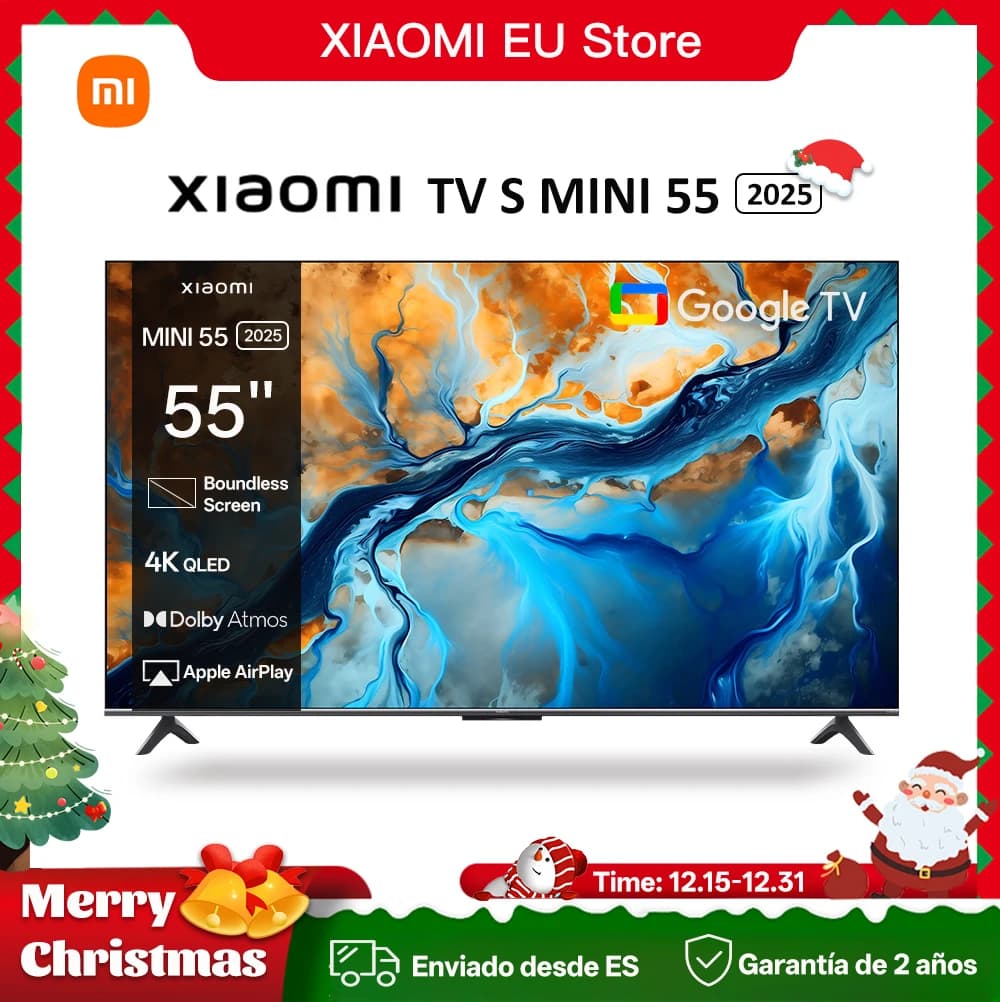 Xiaomi S Mini 55-inch 144Hz QD-Mini LED Smart TV with Dolby Vision IQ, Dolby Atmos, Google TV - image 1