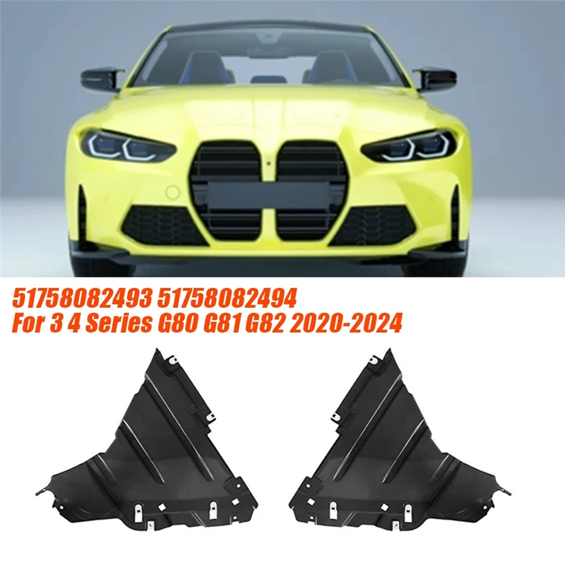Lower Wheel Fender Cover Plate for BMW 3 Series G80/G81 and 4 Series G82 2020-2024 Front Fender Liner Extension - image 1