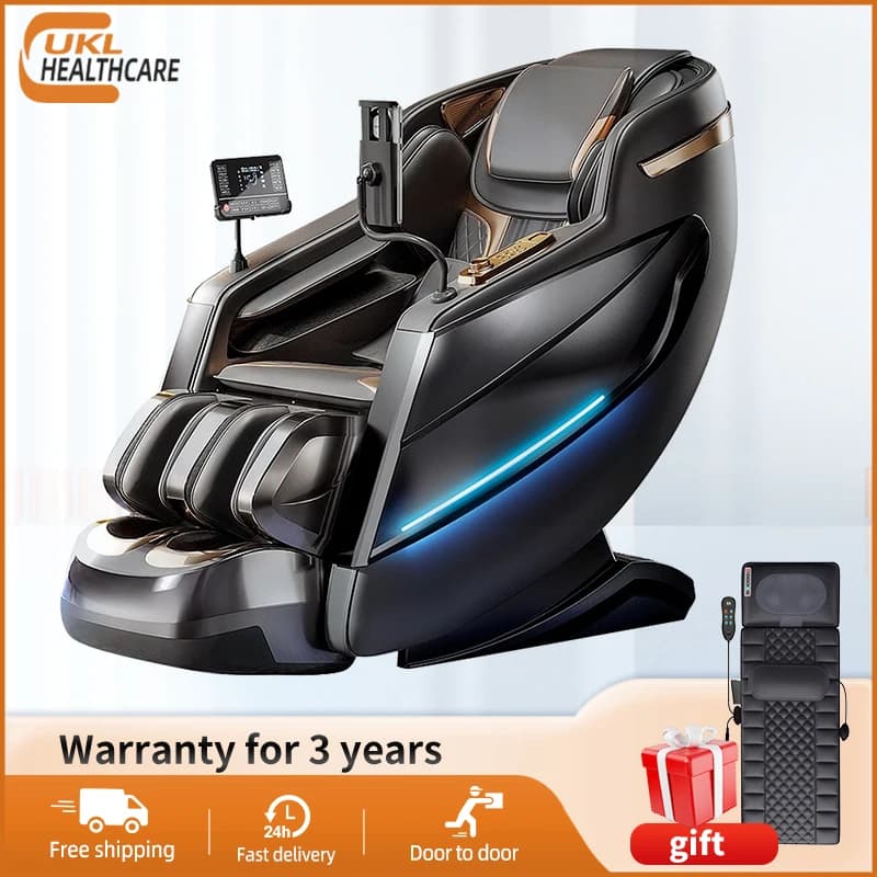 2026 MAX6D Dual-Core Jade Massage Chair with Calf Massage, 152cm Dual SL Track, AI Voice Control, Zero Gravity Mode - image 1