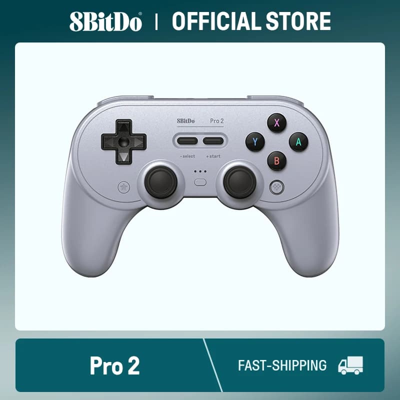 8BitDo New Pro 2 Bluetooth Gamepad with Hall Effect Joystick for Switch 2, PC, macOS, Android, Steam Deck & Raspberry Pi - image 1