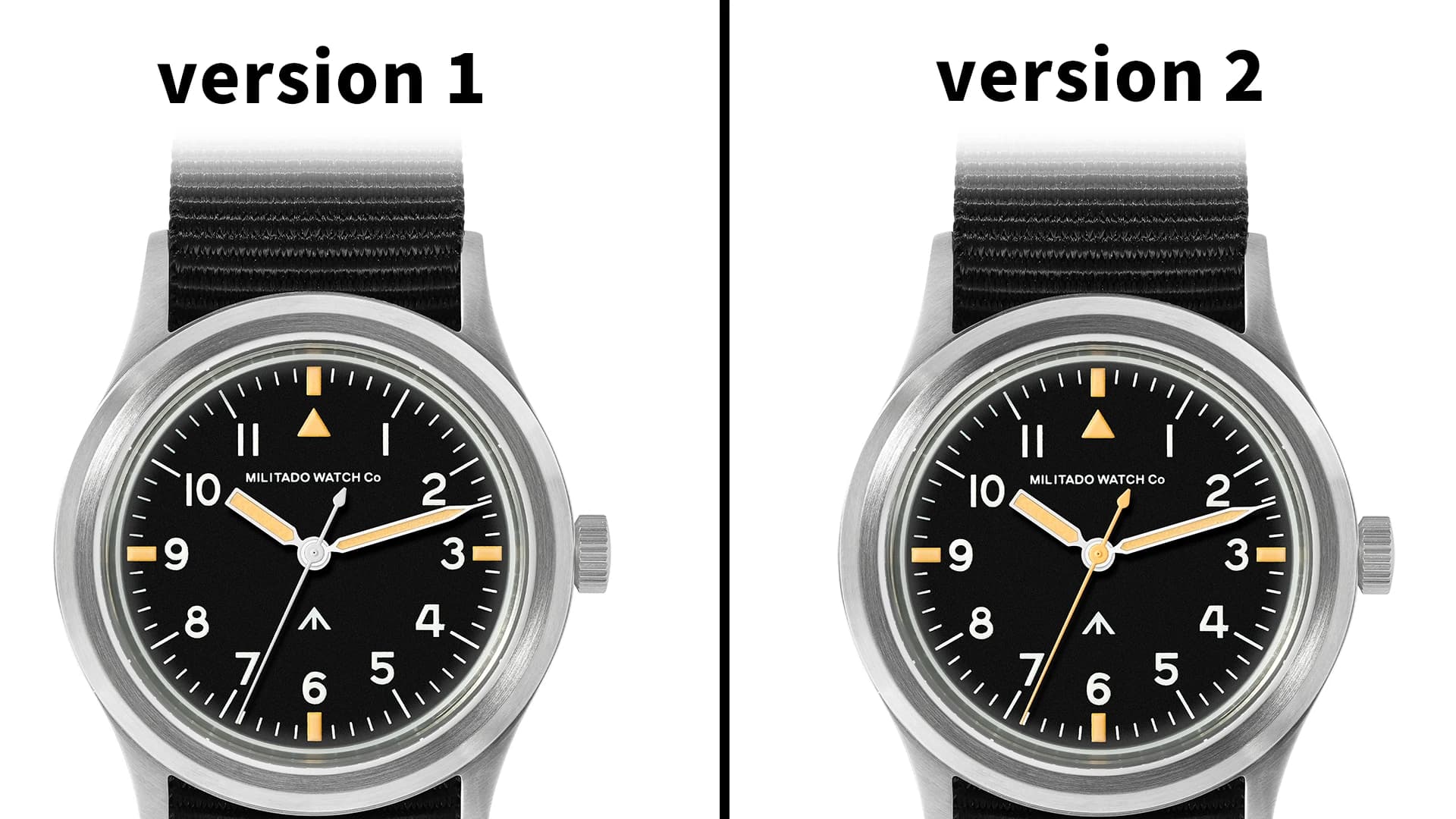 Militado ML14 36mm Watch VH31 Sweep Second Quartz Movement Sapphire Crystal Super Luminous BGW9 C3 100m Waterproof Watches - image 1