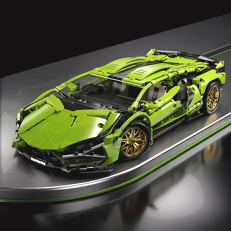 Technical Building Blocks Car Racing Model Toy - image 1