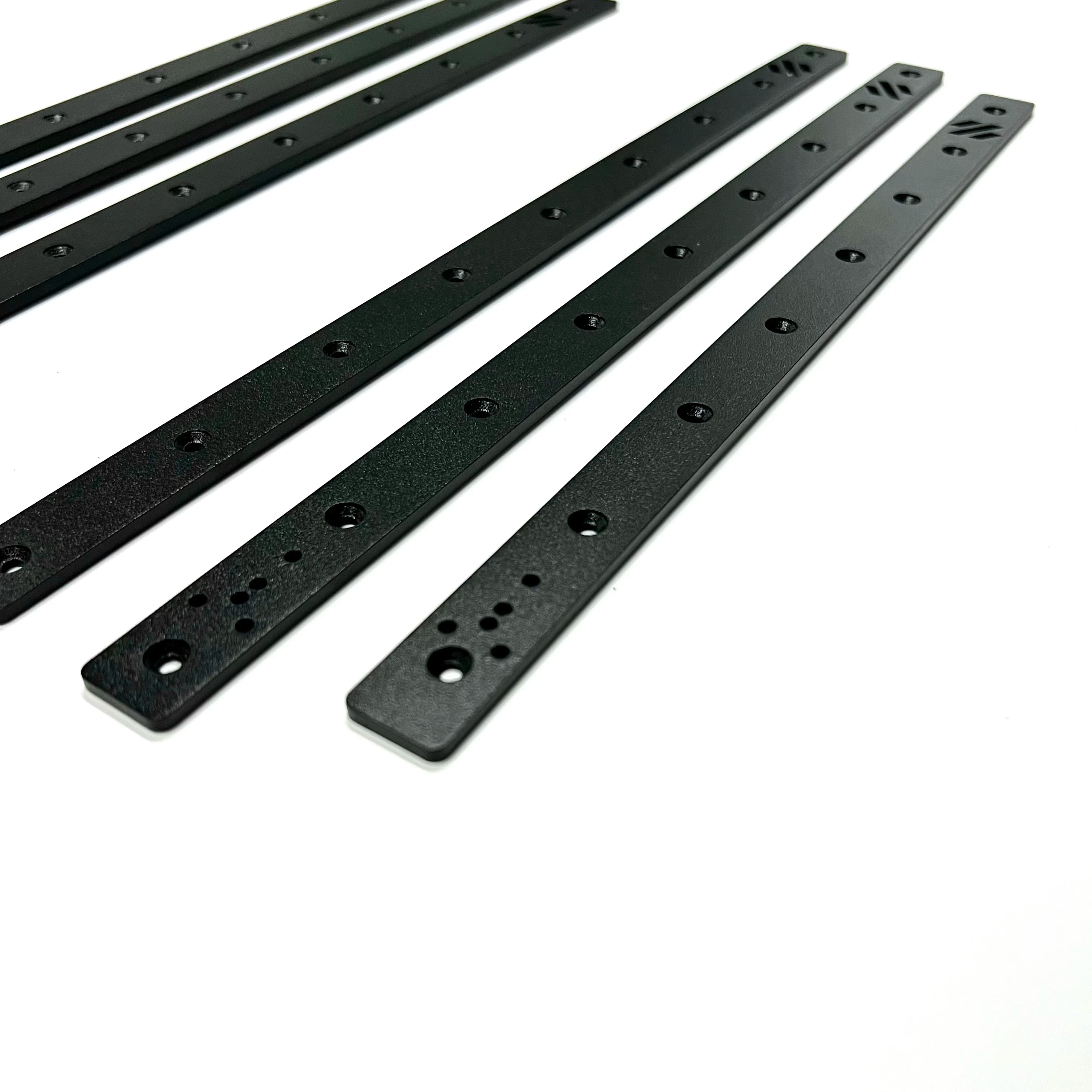 V2.4/Trident Titanium TC4 3-Pack Black Extrusion Backers for Voron 2.4/Trident - image 1