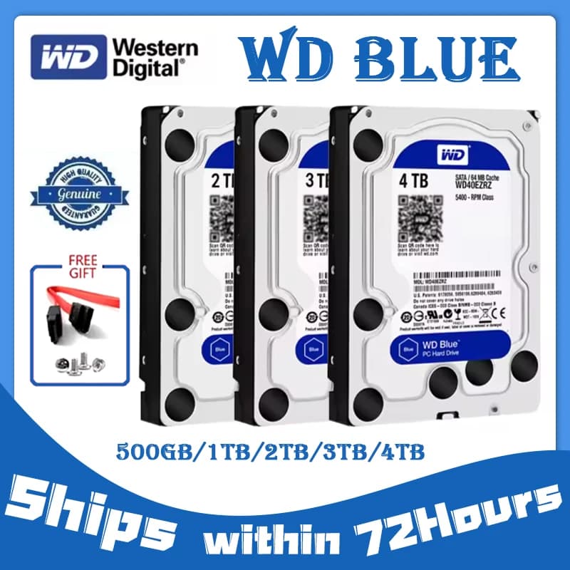 Western Digital WD Blue Internal Hard Drive 3.5 inch - image 1