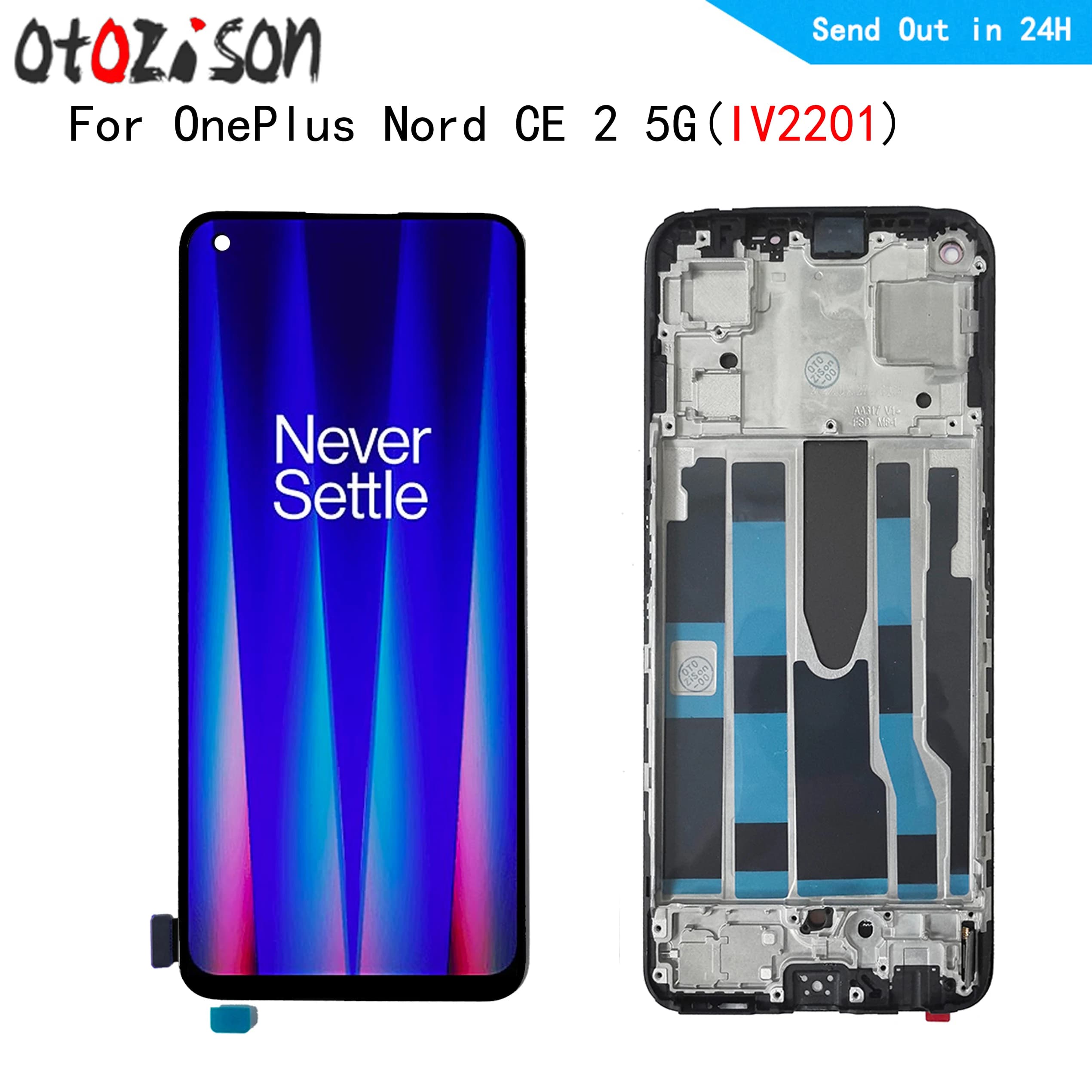 6.43 AMOLED Screen for OnePlus Nord CE 2 5G - image 1