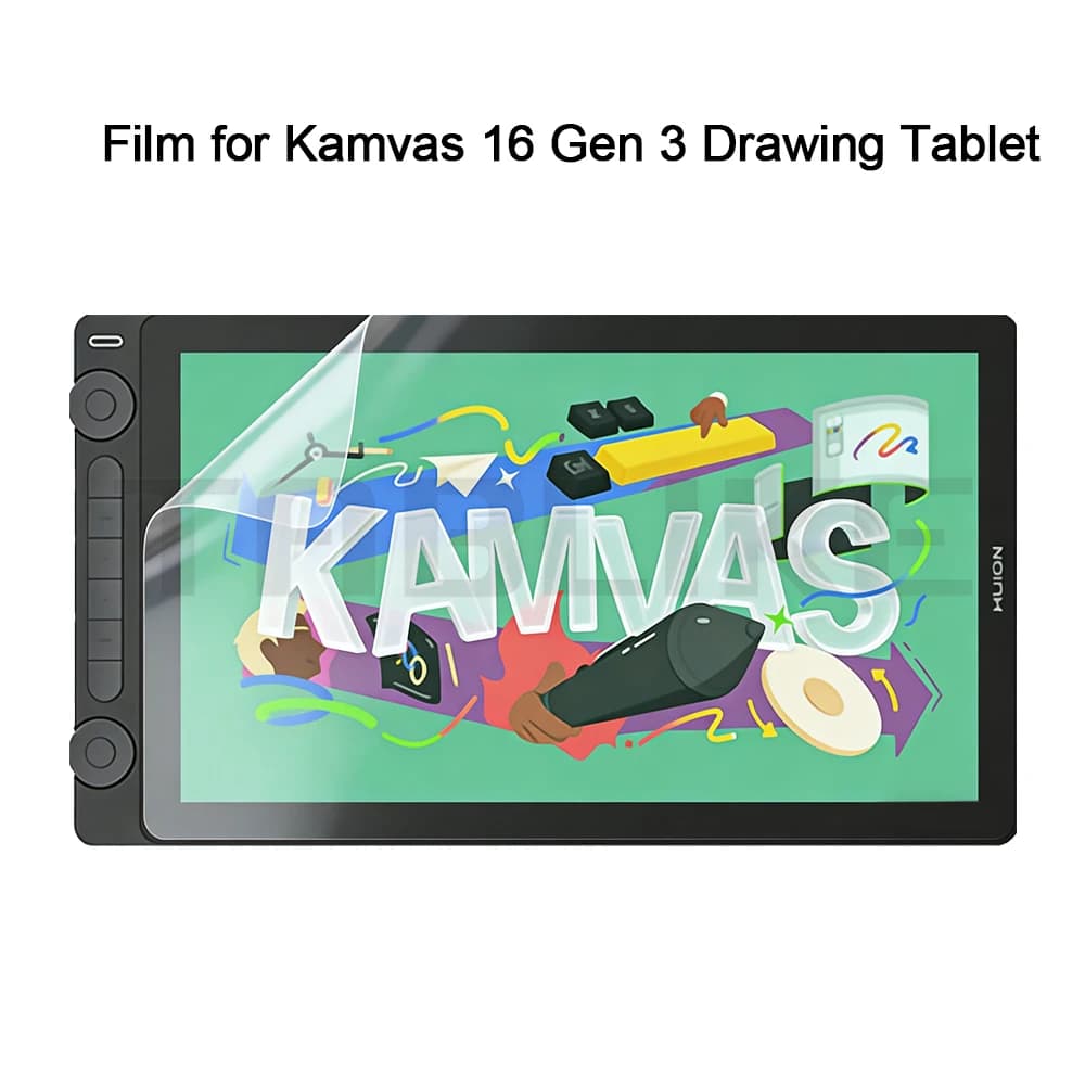 Protective Film for Huion Kamvas 16 Gen 3 Drawing Monitor - Paper Like Feeling Film - image 1