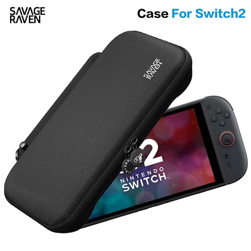 Savage Raven by Skull & Co. EDC Carrying Case for Nintendo Switch OLED (2025) Portable Hard Shell Storage Bag for NSW 2 Game Console - image 1
