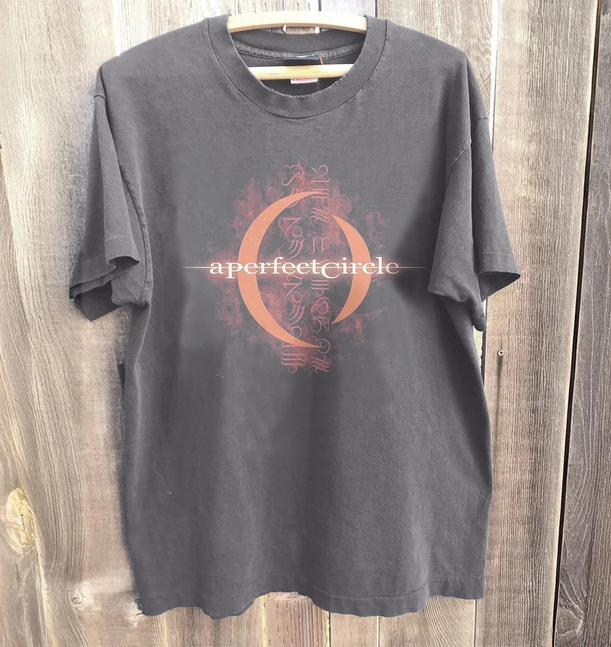T-Shirt unisexe noir du groupe de rock A Perfect Circle, couleur charbon, Harajuku - image 1