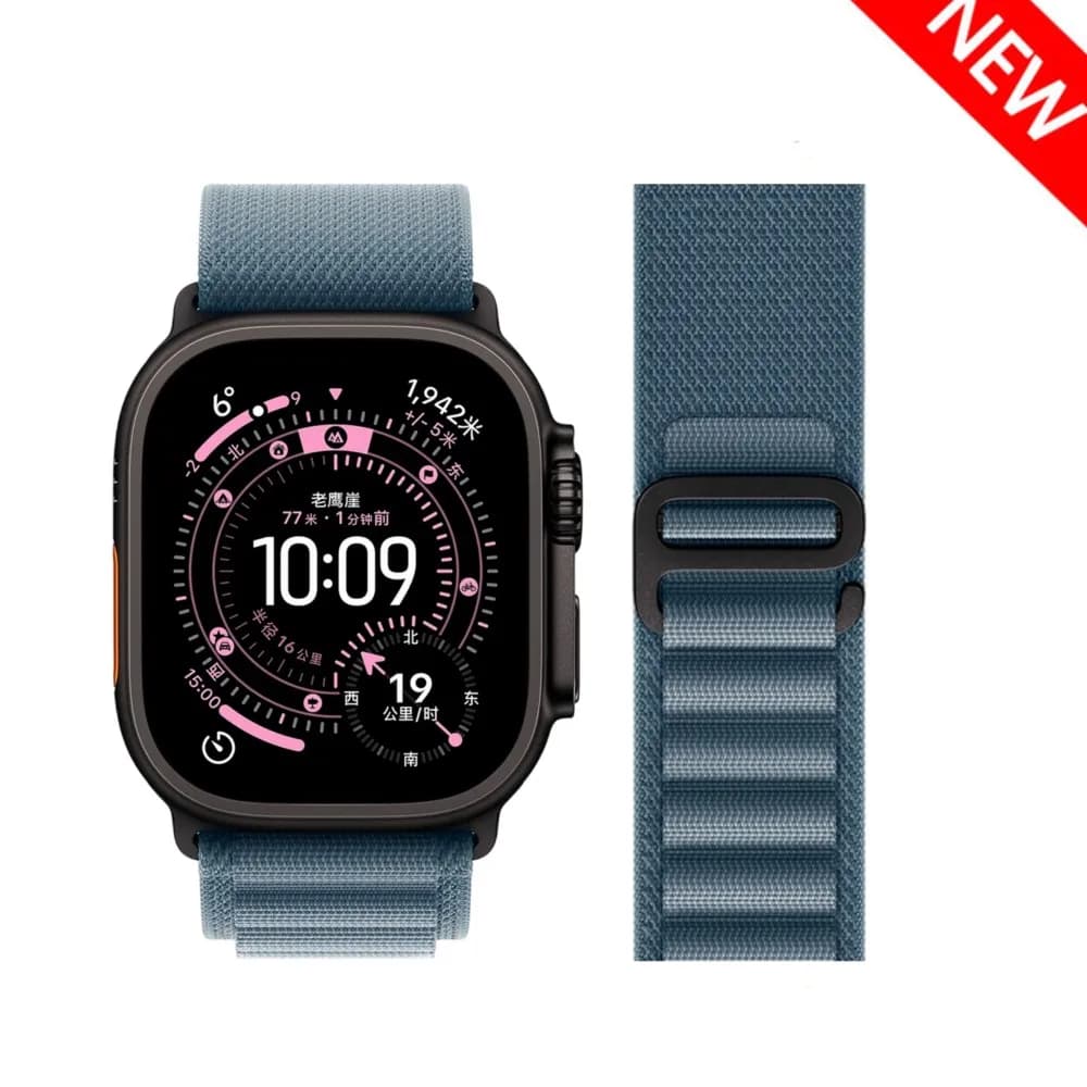 Strap for Apple Watch Series 11/10 Band 49mm 45mm 44mm 46mm 42mm 40mm Alpine Loop Bracelet for iWatch 9 8 7 6 5 Ultra 2 3 SE - image 1