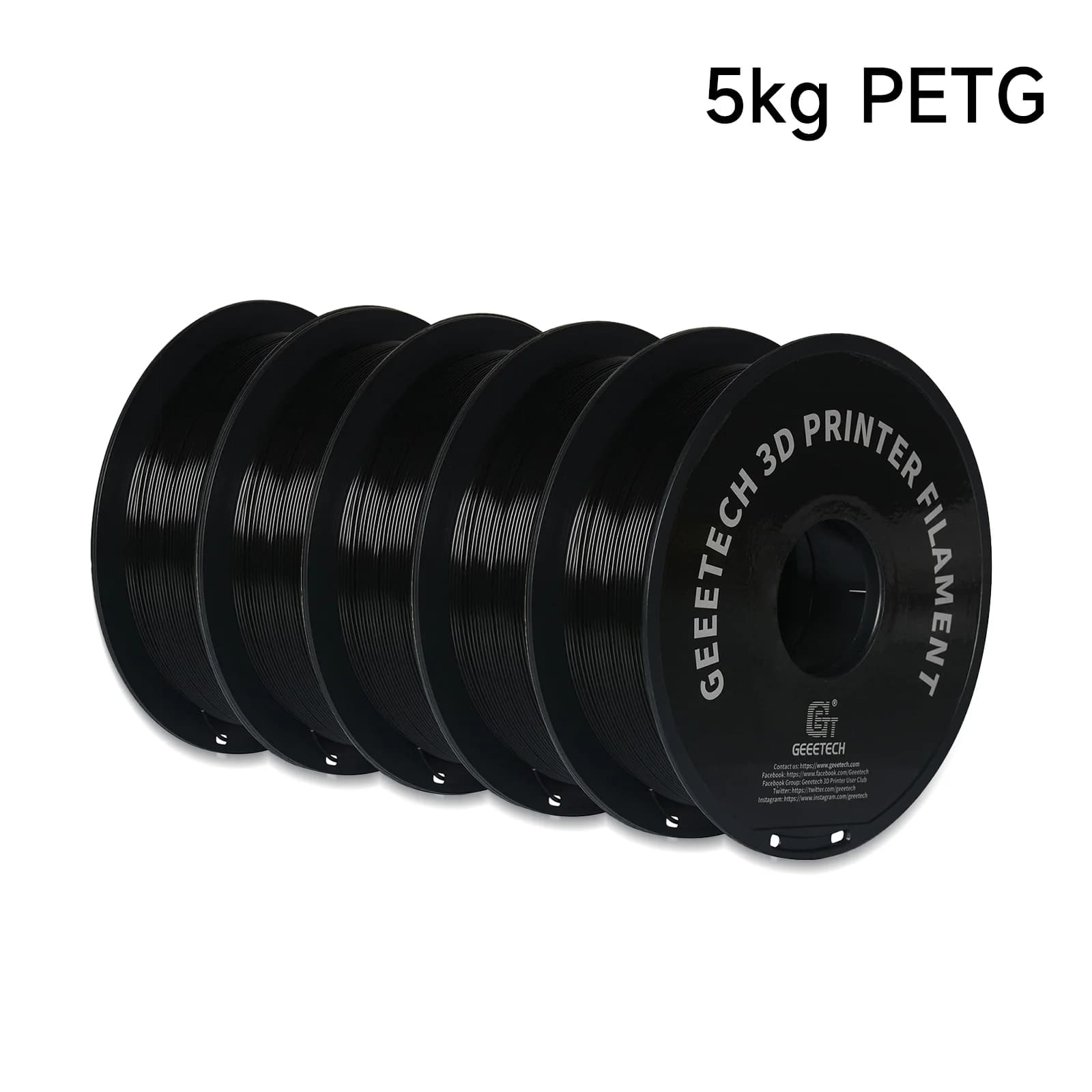 Geeetech 5kg PETG 1.75mm Filament 3d print wire Vacuum Packaging Local Warehouses Colorful Plastic for most FDM 3D printer - AliExpress - image 1