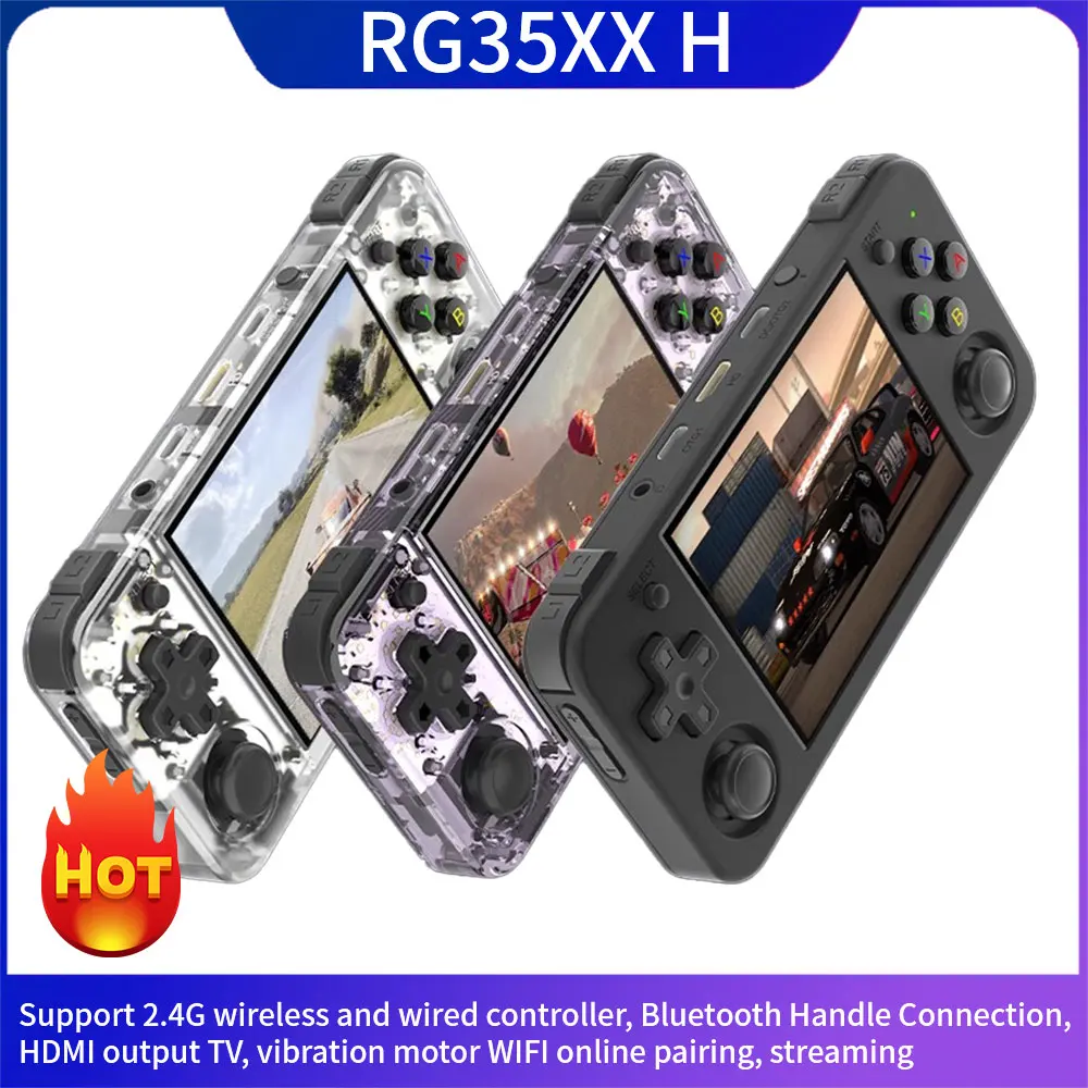 ANBERNIC RG35XX H Handheld Game Console Linux 3.5 inch IPS Screen H700 Retro Video Games Player 3300mAh 64G 5528 Classic Games - image 1
