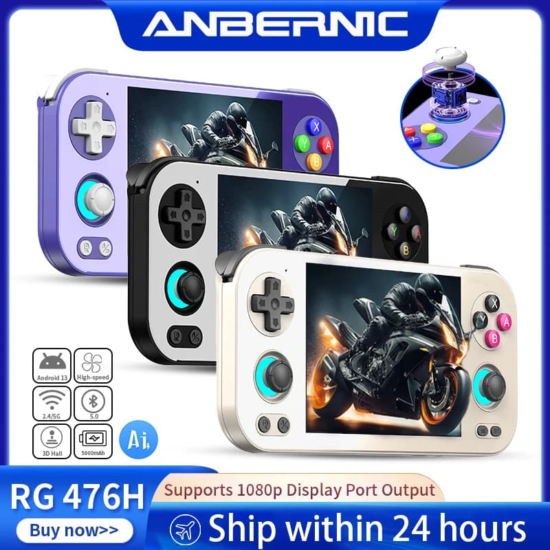 ANBERNIC RG476H Android Handheld Game Console 4.7 inch - image 1