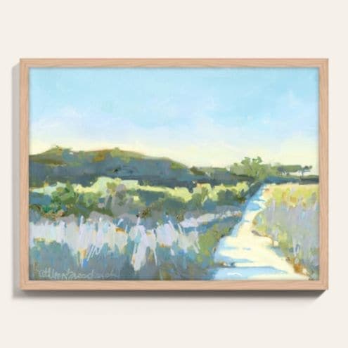 Marsh Landscape Framed Canvas - image 1