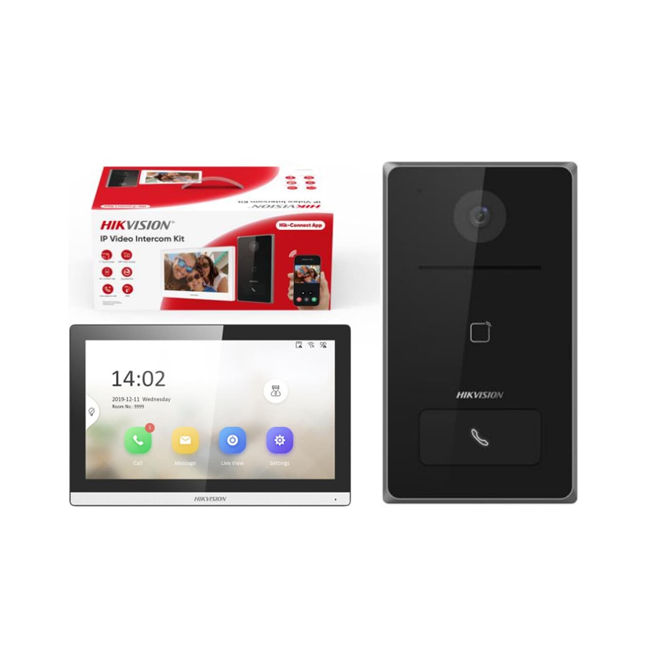 Hikvision DS-KIS608-P IP Video Intercom Kit - image 1