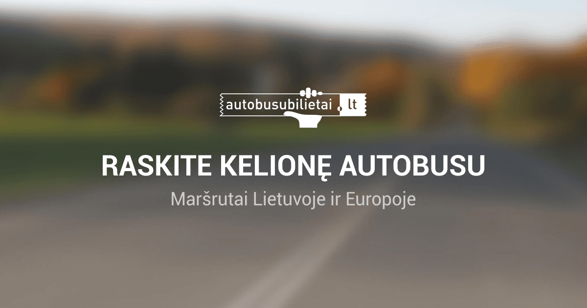 Autobusų bilietai - image 1