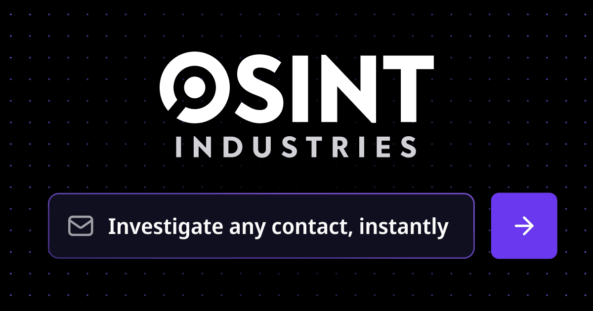 OSINT Industries Investigation Platform - image 1