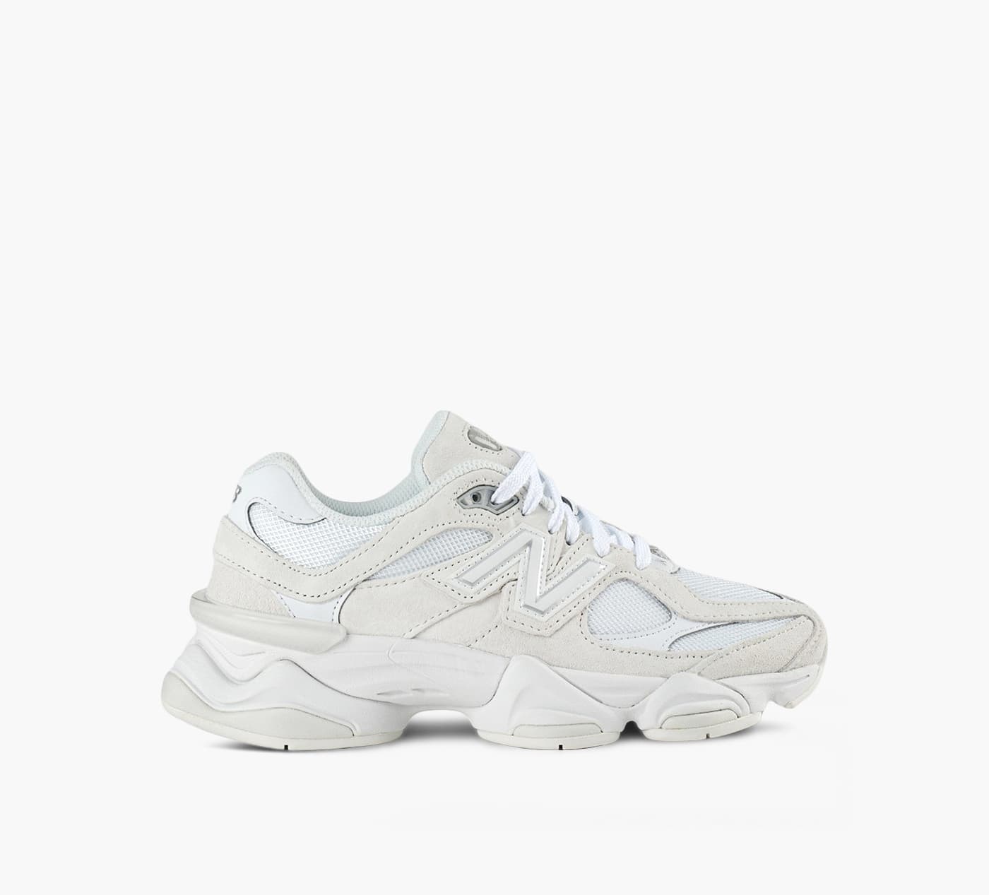 New Balance 9060 Women's Sneakers White Suede - image 1