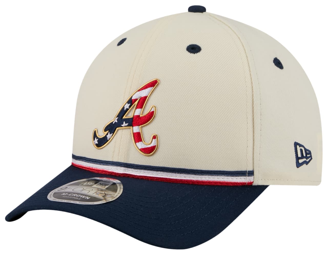 New Era Braves MLB26 July 4 940MC Cap - Men's - image 1