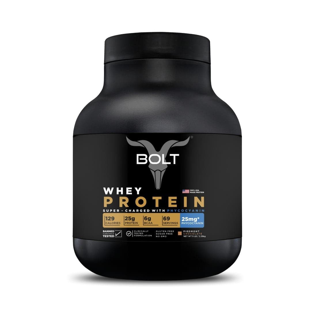 Bolt Whey Protein Powder 2.26kg Piedmont Chocolate - image 1