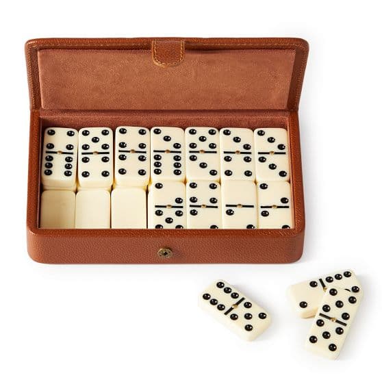 Leather Domino Set - image 1